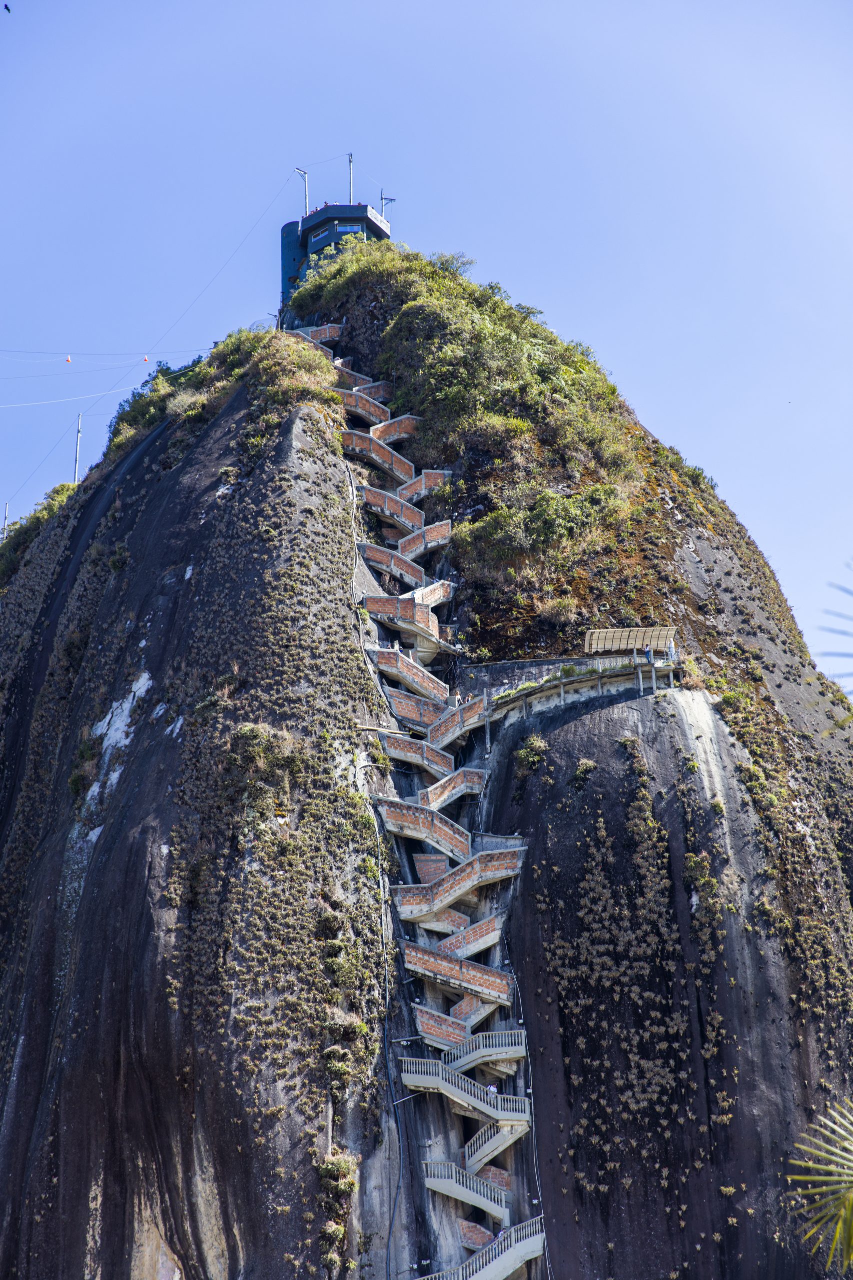 View at Rock of Guatape (Piedra Del Penol) in Colombia