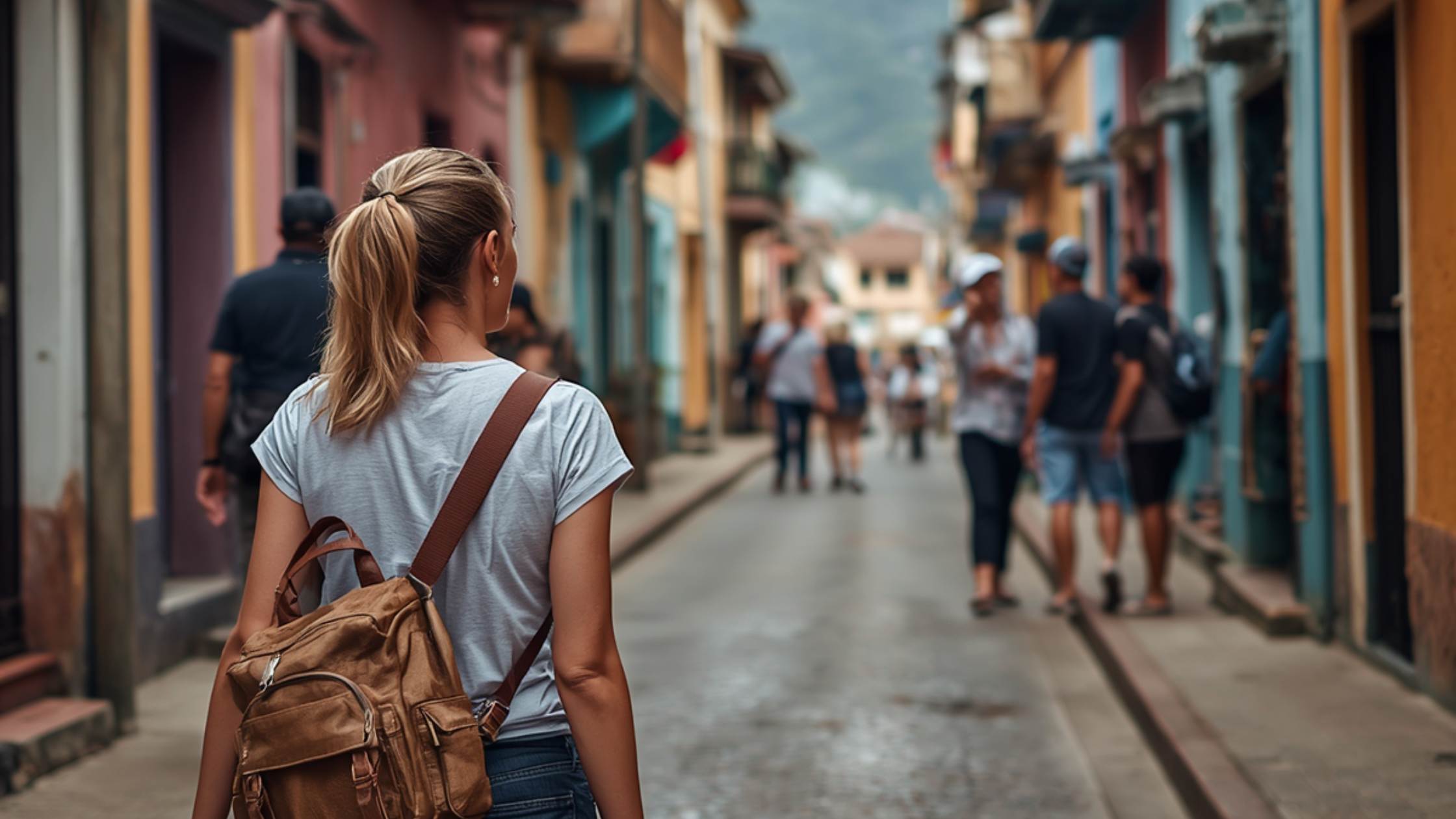 Prepared traveler exploring Medellín Colombia safely